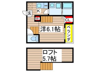 ｓｔａｇｅ四番の物件間取画像